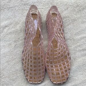 Vero Cuoio Pink Woven Sandals